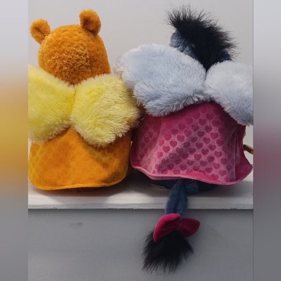 Disney Store Winnie the Pooh and Eeyore Cupid Plush Set Valentine's Day Love - Picture 7 of 16